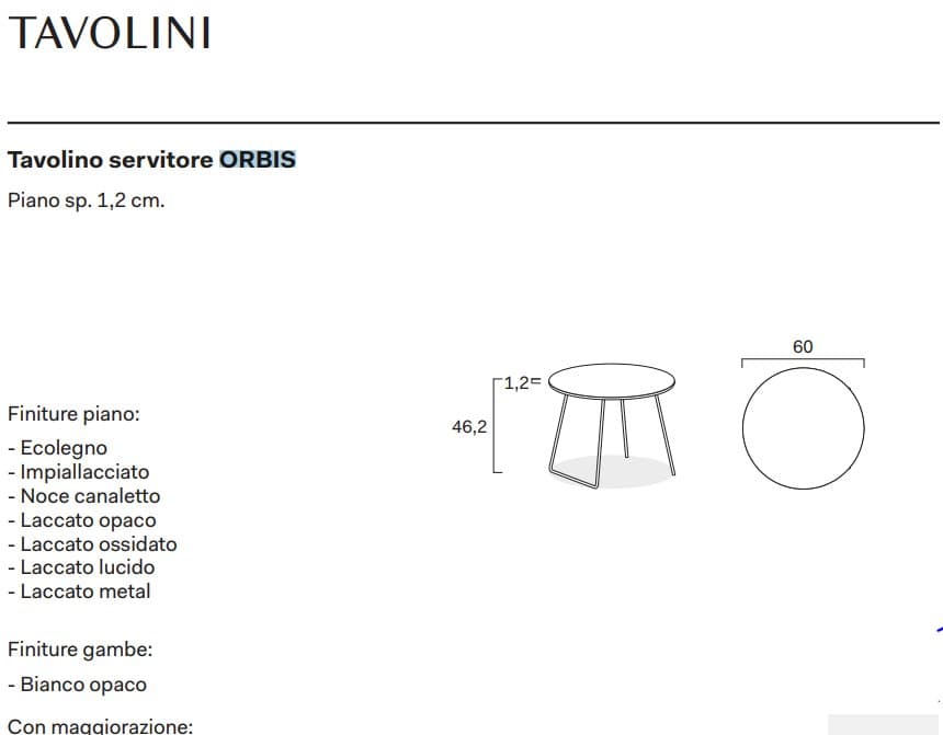 Masuta De Cafea Orbis 9