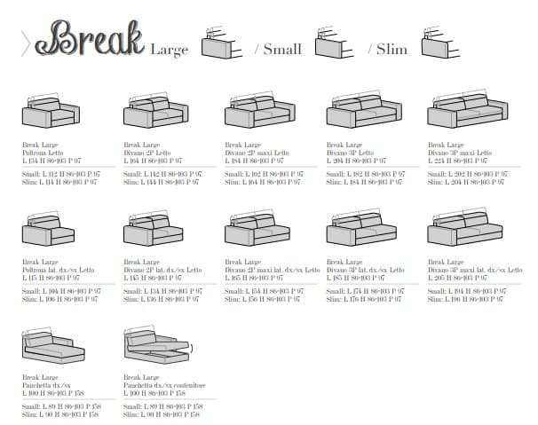 Samoa Canapea Extensibilă Break 10