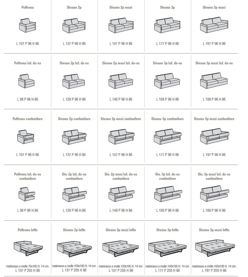 Samoa Canapea Extensibilă Kimy 34