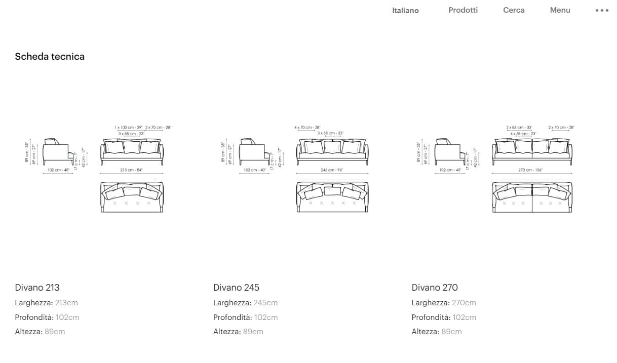 Bonaldo Canapea Liniață Soft Island 10