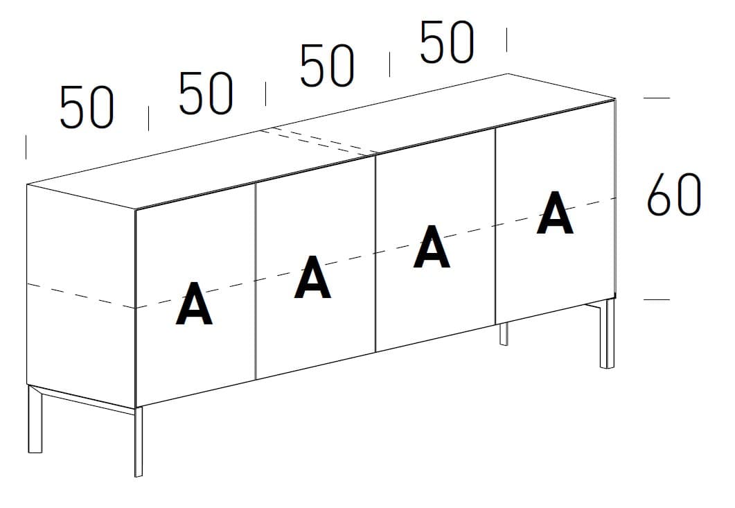 Comoda pentru  living Norma 16