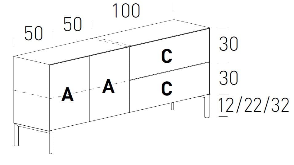 Comoda pentru  living Norma 17