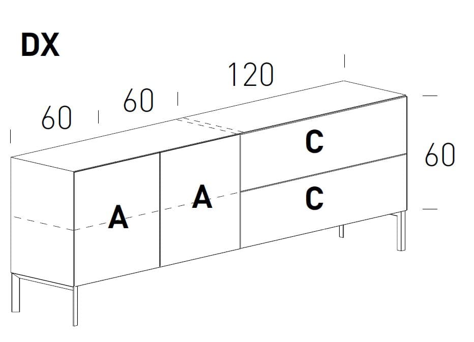 Comoda pentru  living Norma 22