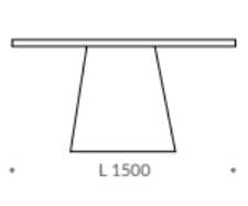 Masa de dining Pisa 5