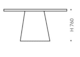 Masa de dining Pisa 6