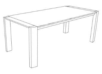 Masa de dining Wood 4