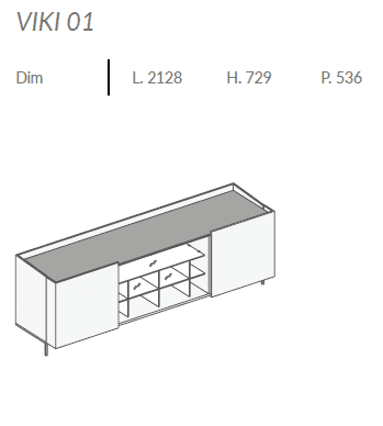 Comoda de living Viki 5