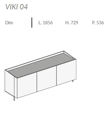Comoda de living Viki 8