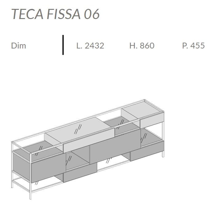 Comoda de living Teca 10