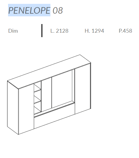 Comoda de living Penelope 12