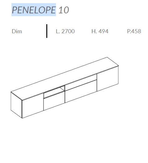 Comoda de living Penelope 14