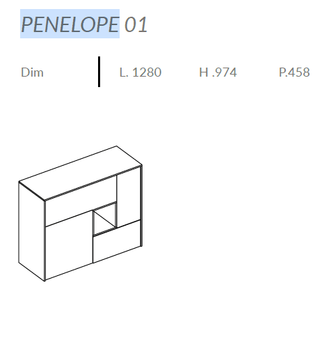 Comoda de living Penelope 5