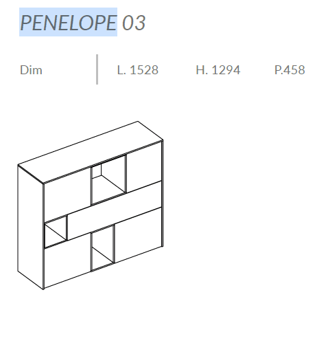 Comoda de living Penelope 7