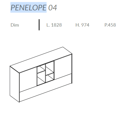 Comoda de living Penelope 8