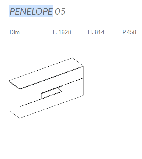 Comoda de living Penelope 9