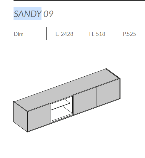 Comoda de living Sandy 12