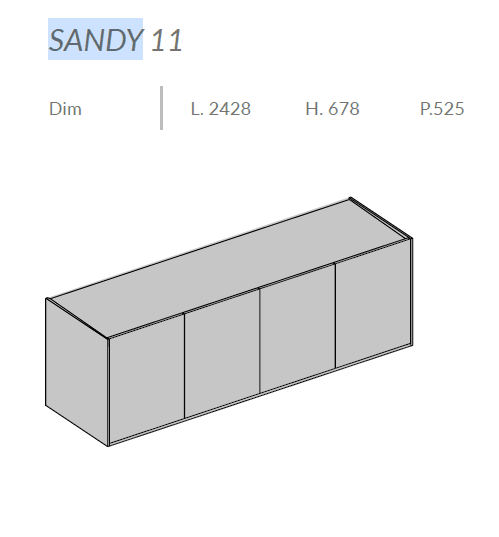Comoda de living Sandy 14