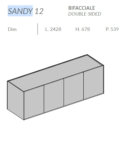 Comoda de living Sandy 15