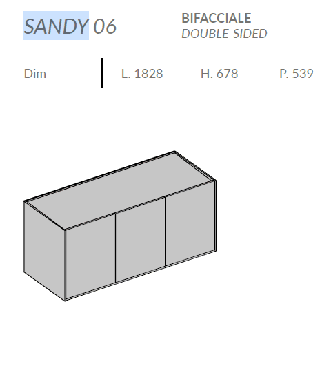 Comoda de living Sandy 9