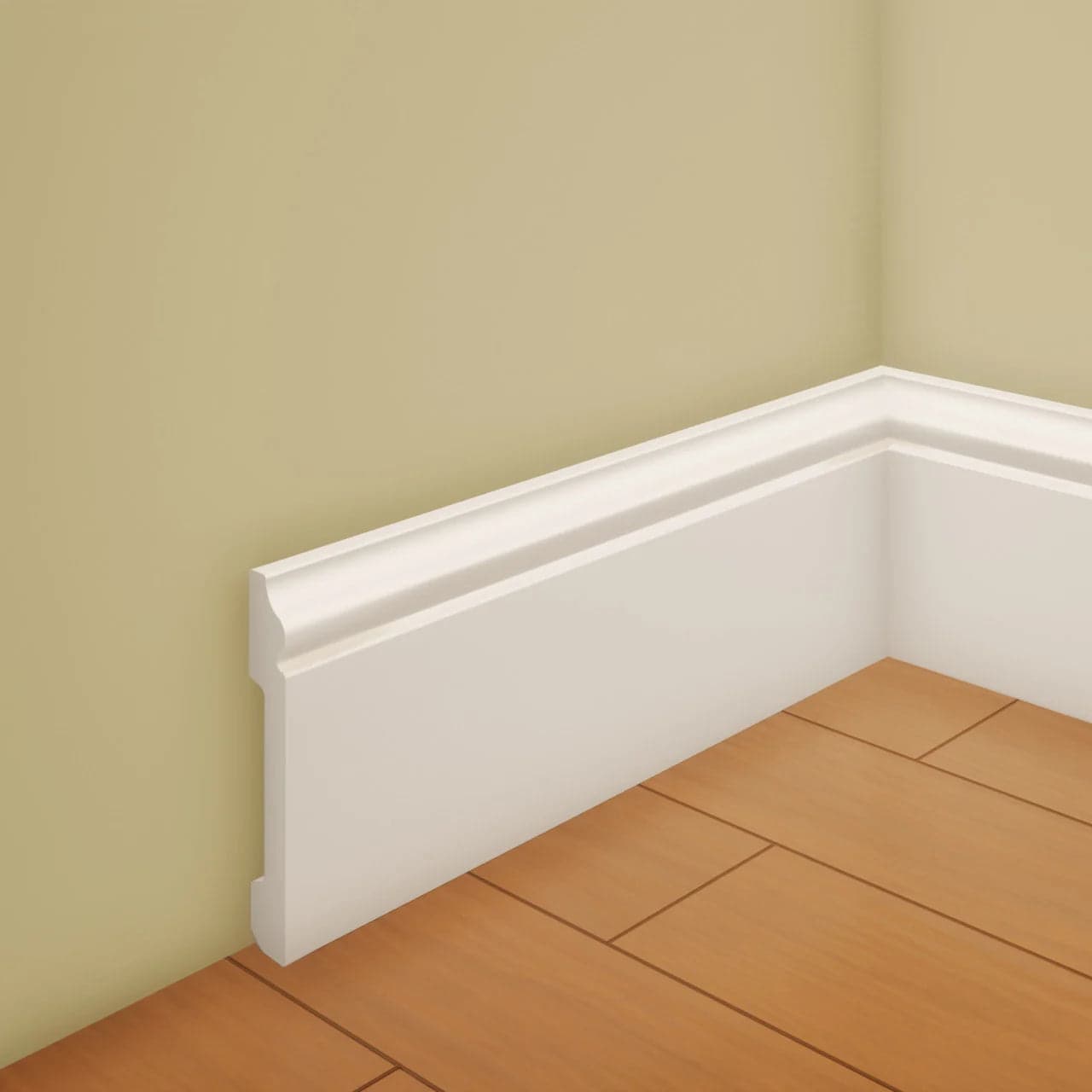 Plinta decorativa din polimer rigid L3 - 6.5x1x240 cm