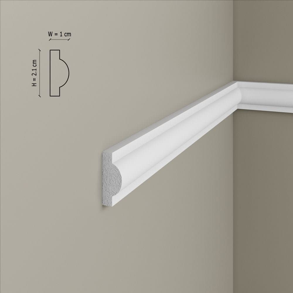 Brau decorativ din polimer rigid B8 - 2.1x1x200 cm 4