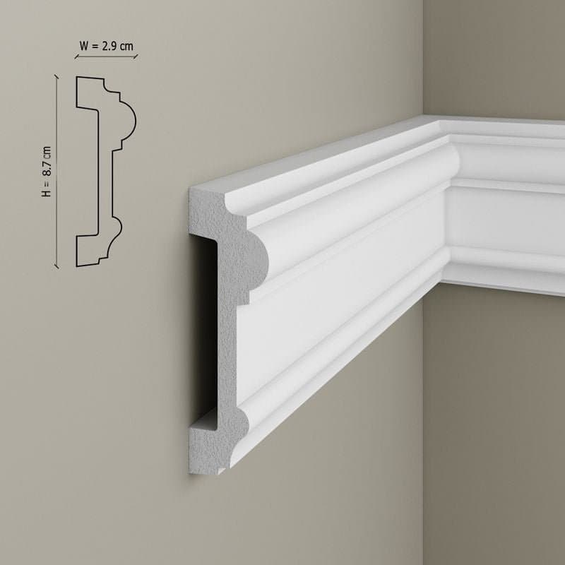 Brau decorativ din polimer rigid B13 - 8.7x2.9x200 cm 4