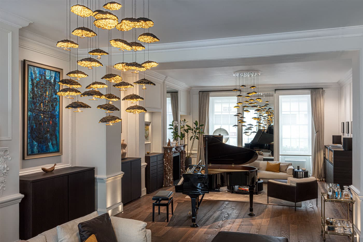 Candelabru Gold Moon 7