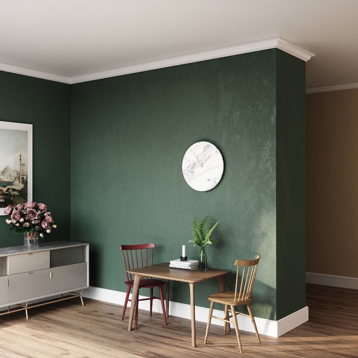 Cornisa decorativa din polimer rigid C15 - 8x8x200 cm 2