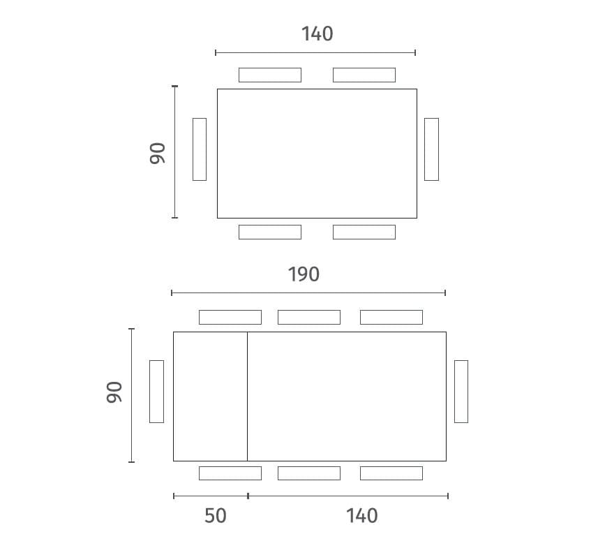 Masa de dining Pulse 9