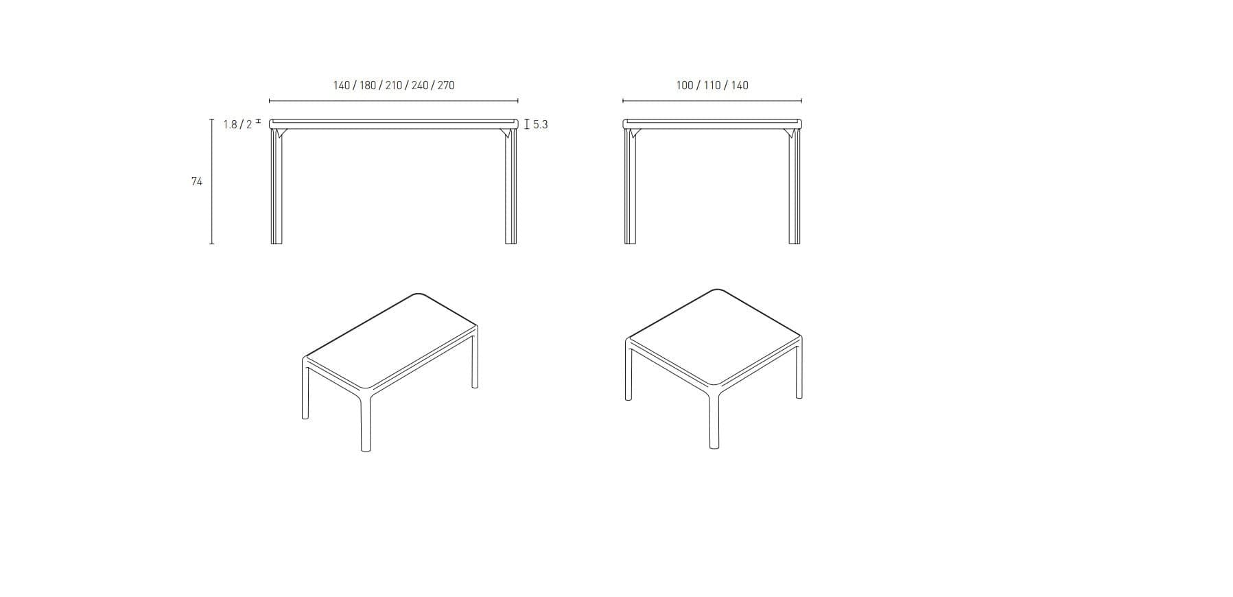 Masa de dining Inari 7