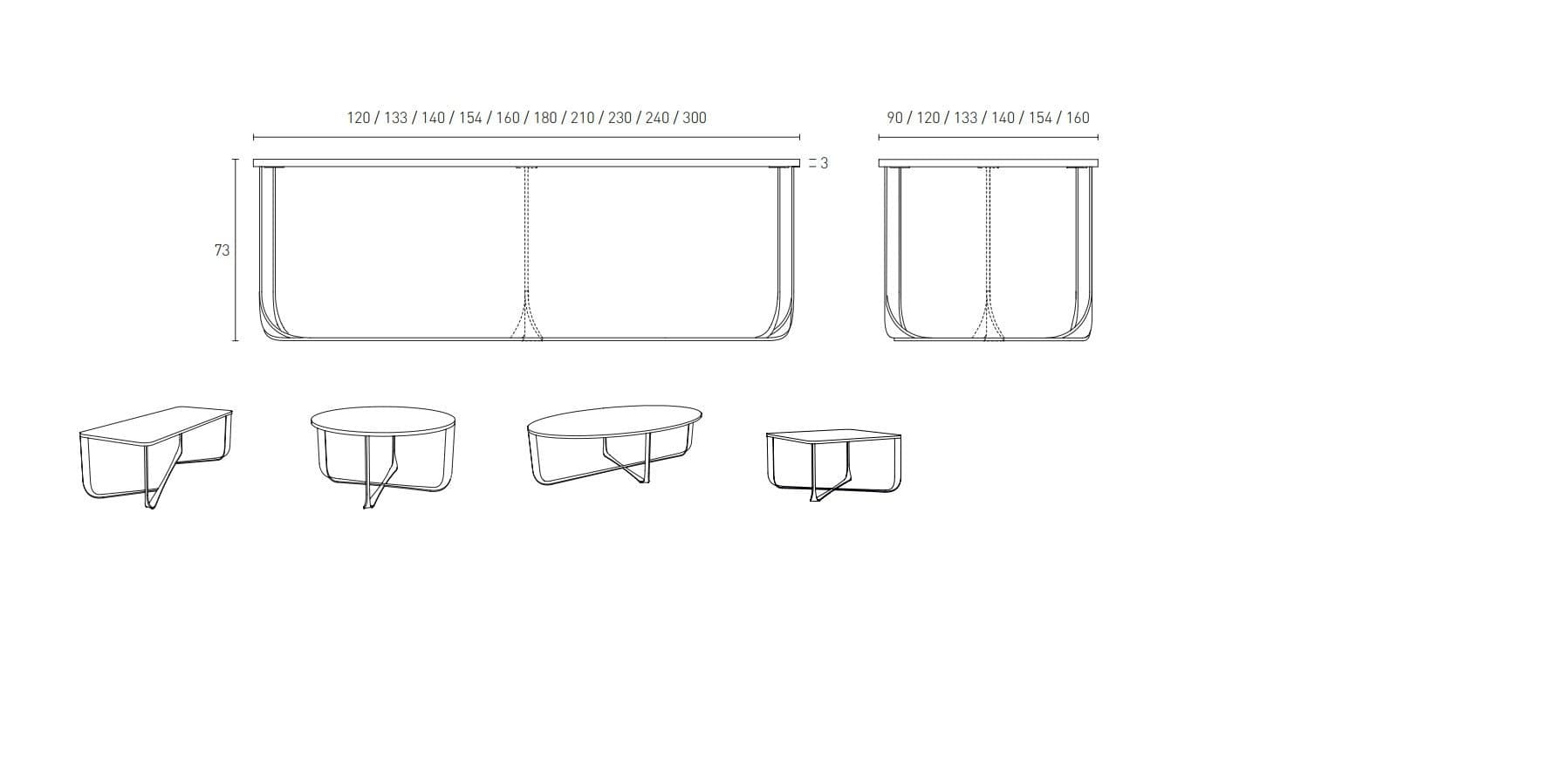 Masa de dining Confluence 3