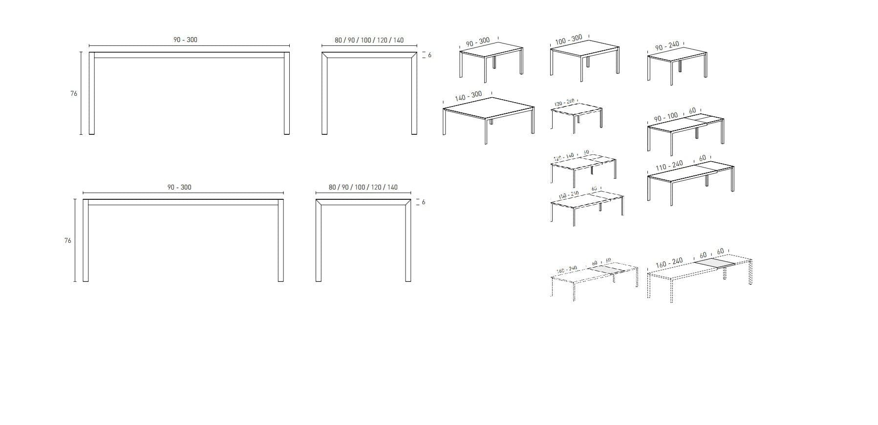 Masa de dining Soffio 3