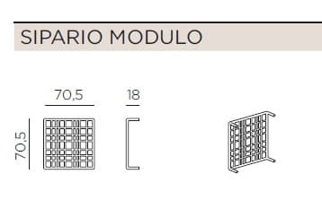 Sistem modular de perete despartitor Sipario 3 17