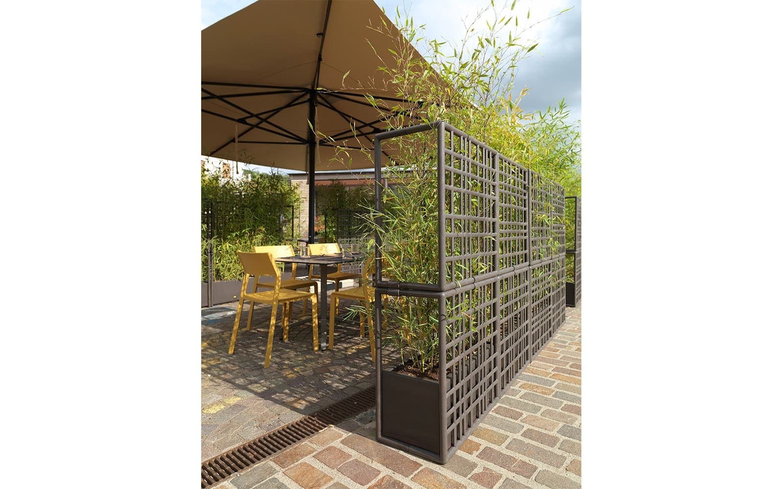 Sistem modular de perete despartitor Sipario 3 4