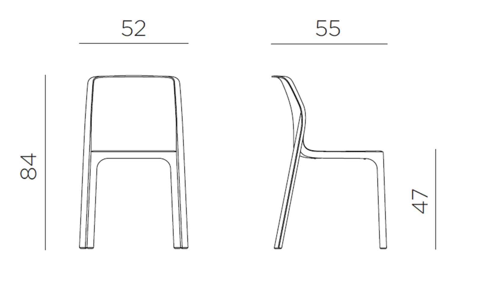 Scaun de exterior Bit 21