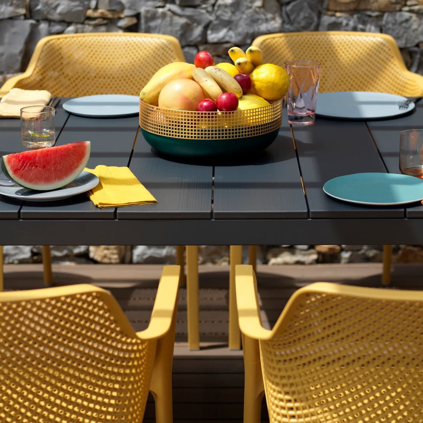 Masa de exterior Rio ALU 210 FIX 3