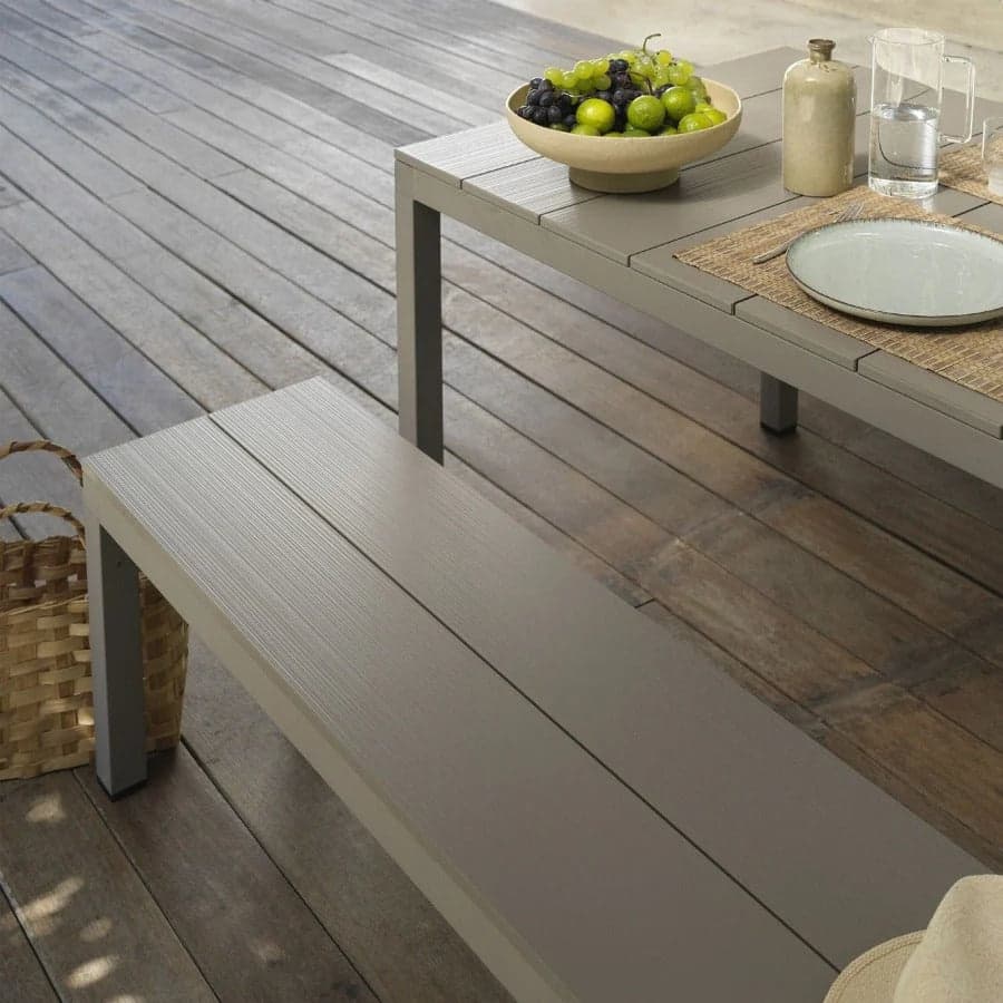 Masa si banca de exterior set Rio Bench Alu 2