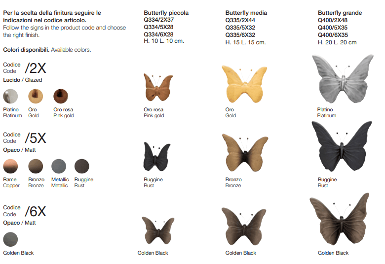 Decoratiune Fluture ceramica 24