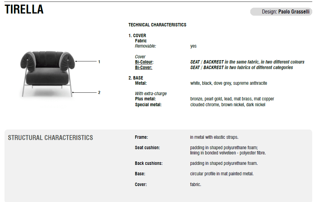 Bonaldo Canapea TIRELLA 8