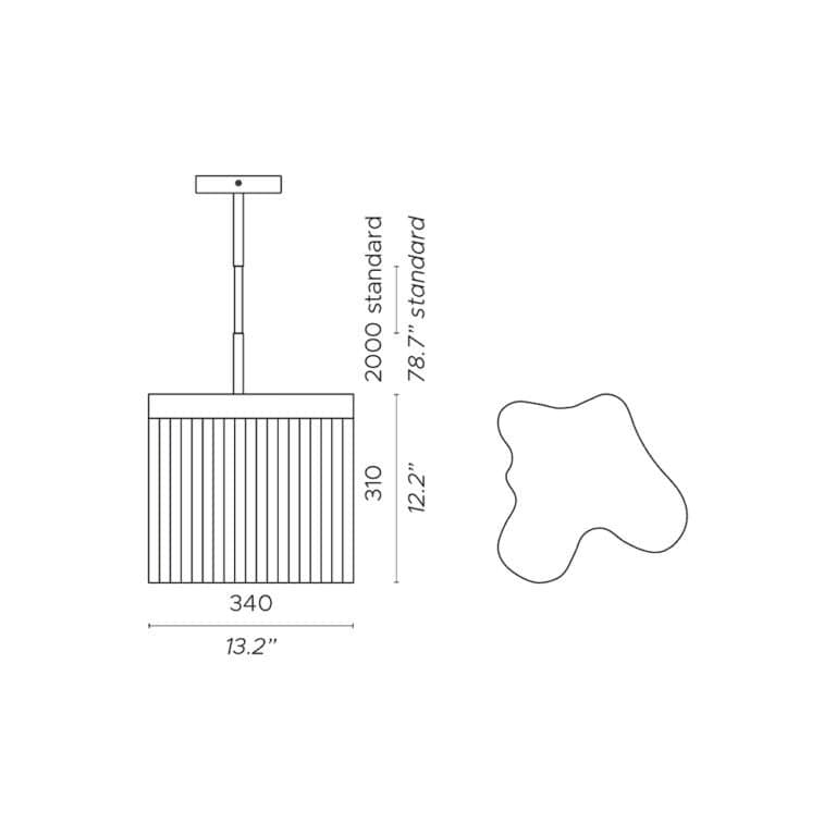 Contardi Pendul Arcipelago cu Design Modern și Iluminat Ambient 2