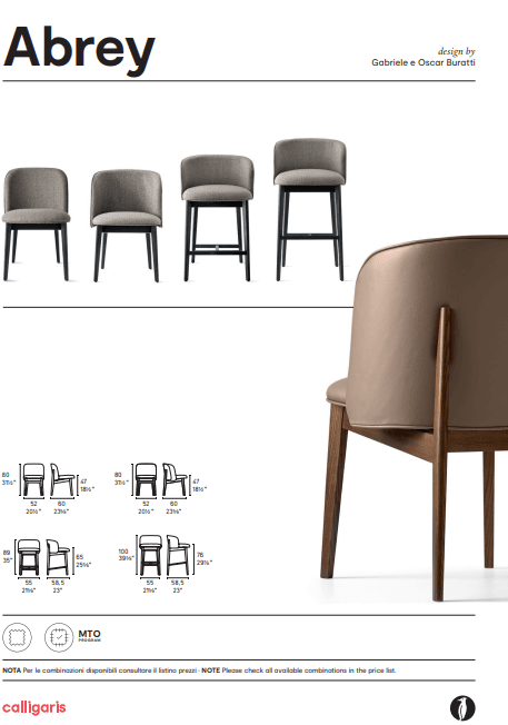 Scaun de bar ABREY  CS2042 MTO 4