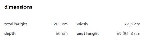 Scaun de bar COCOON  CS2230 3