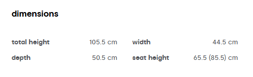 Scaun de bar EVEN PLUS CS1394 6