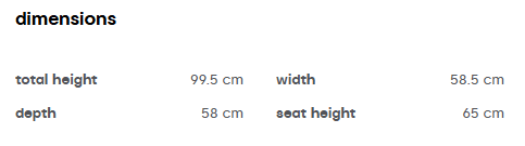 Scaun de bar HOLLY CS2038 5