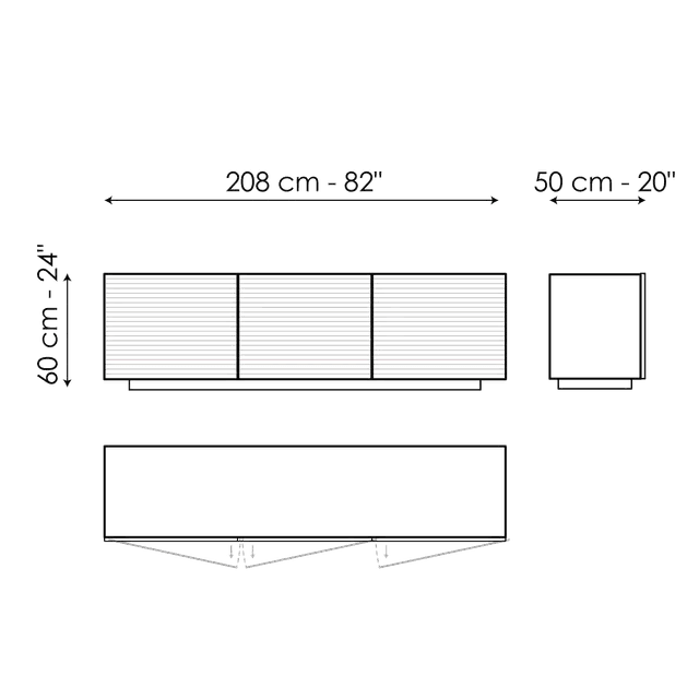 Comoda De Living Ruler 7