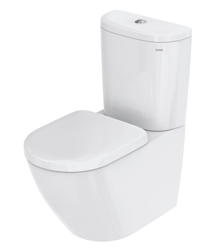 WC NC, cuplare apropiată  
descărcare directă, intrare orizontală