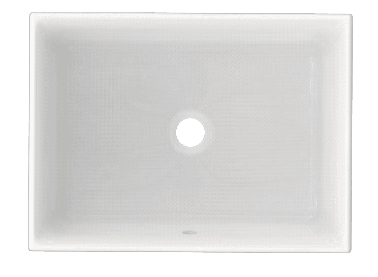 Lavoar CS, pătrat 500 mm, fără orificiu robinet, cu preaplin 2