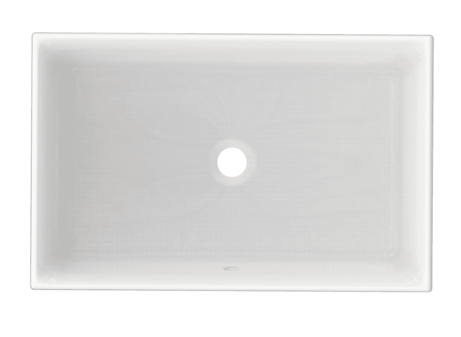 Vas CS, pătrat 600 mm, fără orificiu robinet, cu preaplin 4