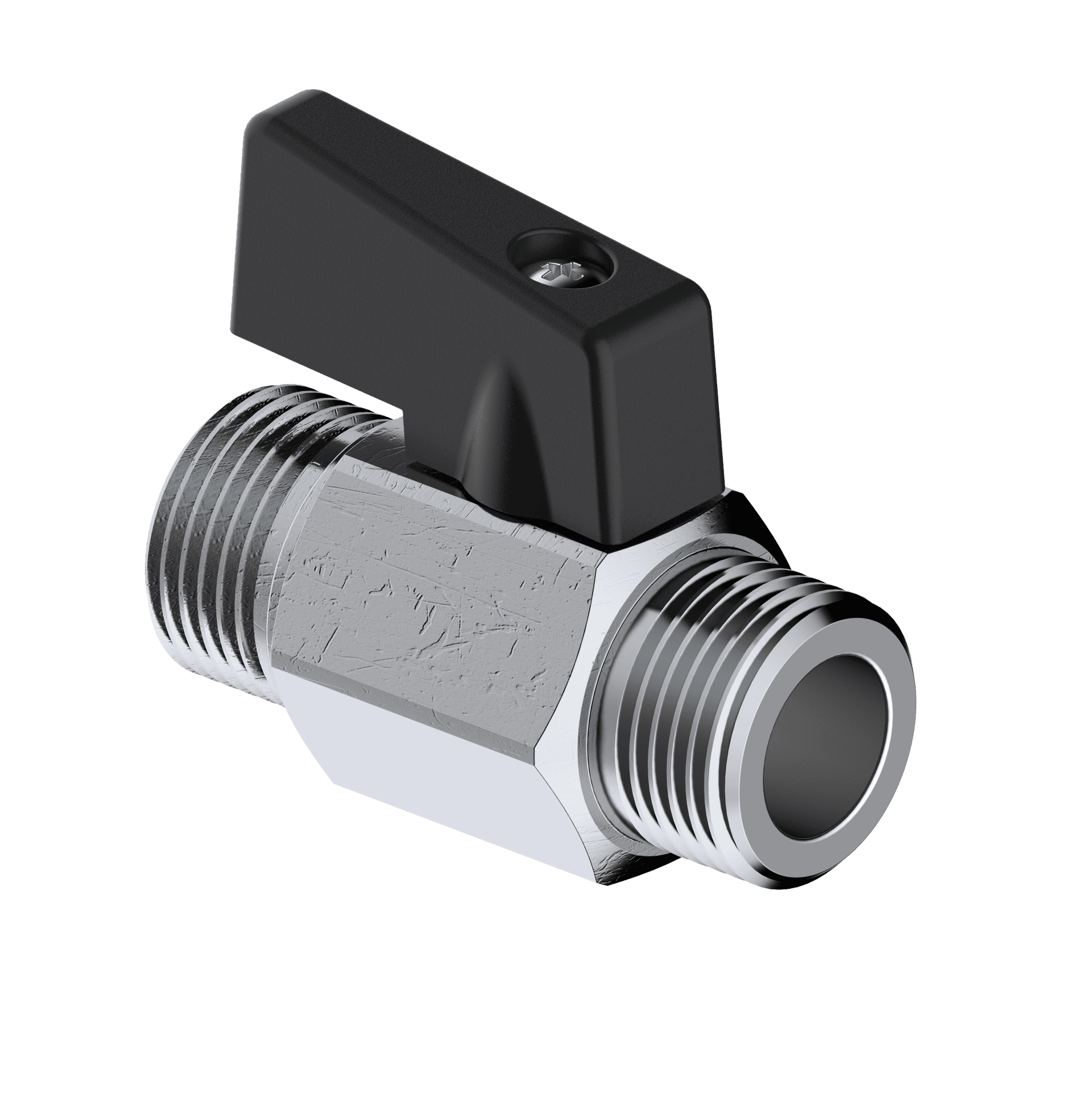 Robinet cu bilă mini 3/8" pentru WASHLET® de utilizat în combinație cu setul de asamblare fină TECE profil pentru oprirea simplă a apei 3