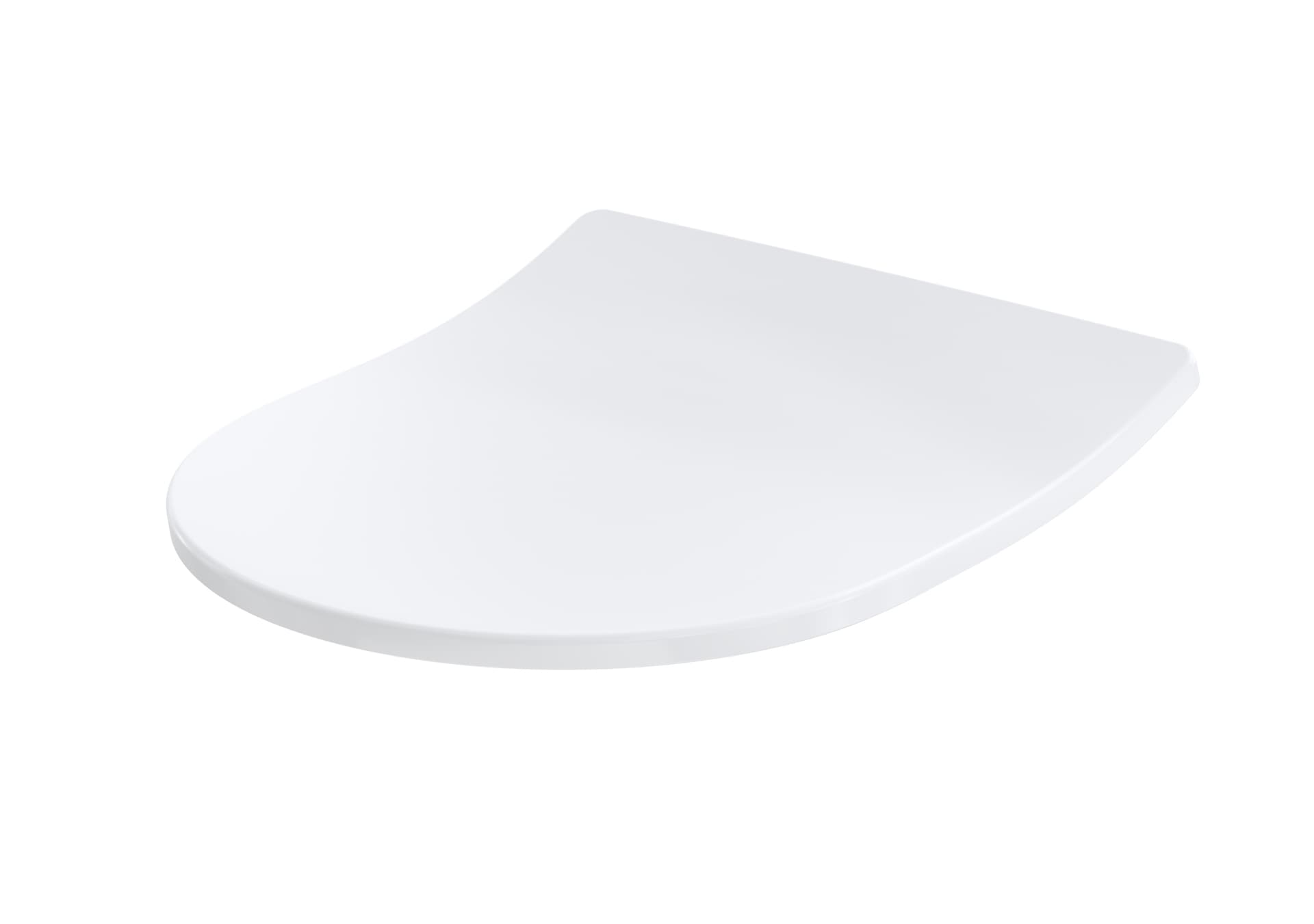 Capac WC Slim (Subțire) Detașabil, cu închidere lentă (soft-close) și balamale din oțel inoxidabil.